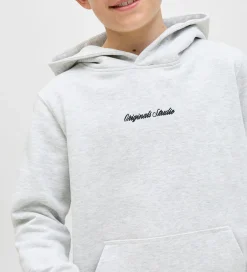 Hættetrøjer|Jack & Jones Hættetrøje - Noos - JorNorrebro - White Melange
