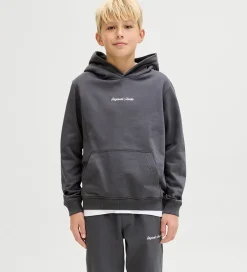 Hættetrøjer|Jack & Jones Hættetrøje - Sweat - JorNorrebro - Asphalt