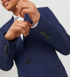 Konfirmationstøj|Jakkesæt Og Blazers|Jack & Jones Jakkesæt - Noos - JprSolar - Medieval Blue