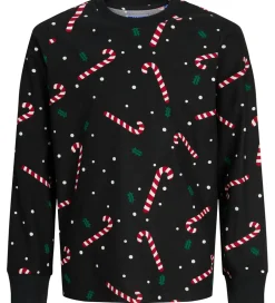 Nattøj|Jack & Jones Nattøj - JacTristan - Black/Candy Cane
