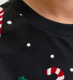 Nattøj|Jack & Jones Nattøj - JacTristan - Black/Candy Cane