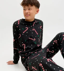 Nattøj|Jack & Jones Nattøj - JacTristan - Black/Candy Cane