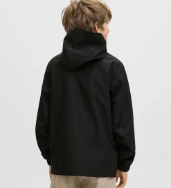 Regntøj|Jack & Jones Regnjakke - PE - JjefLynn - Sort/Dark Cheddar Zipp