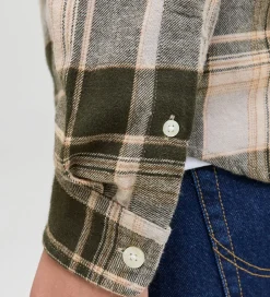 Skjorter|Jack & Jones Skjorte - JprBlubrook - Peat m. Tern