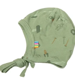 Babyhjelme|Joha Babyhjelm - Bambus -Støvet Grøn m. Værktøj