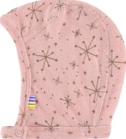 Babyhjelme|Joha Babyhjelm - 1-lags - Uld - Rosa m. Stjerner