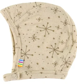 Babyhjelme|Joha Babyhjelm - 1-lags - Uld - Beige m. Stjerner