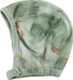 Babyhjelme|Joha Babyhjelm - Uld - Grøn m. Skov