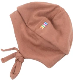 Babyhjelme|Joha Babyhjelm - Uld - 2-lags - Rødbrun