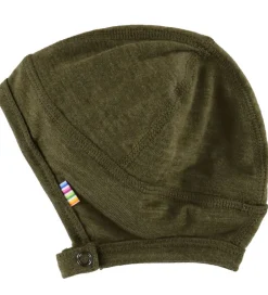 Babyhjelme|Joha Babyhjelm - Uld - 2-lags - Mos Grøn