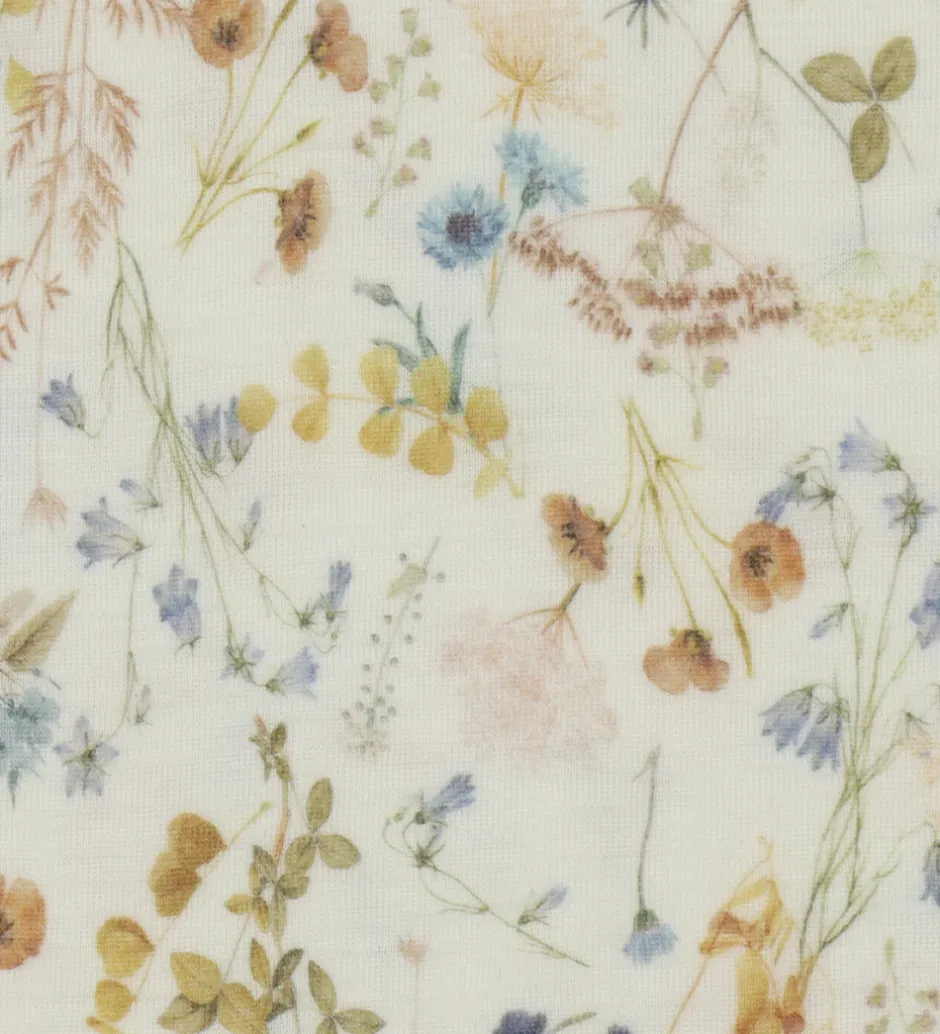 Babyhjelme|Joha Babyhjelm - Uld - Off White m. Blomster