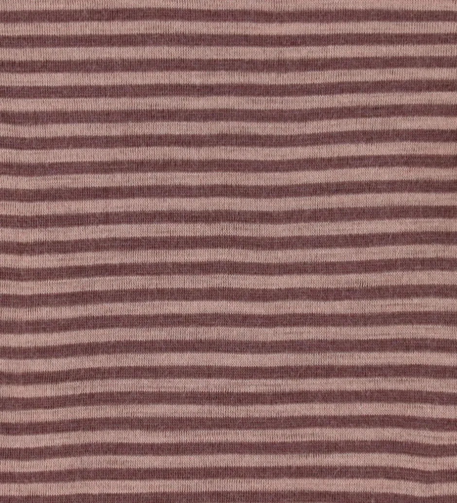 Babyhjelme|Joha Babyhjelm - Uld - Rose m. Striber