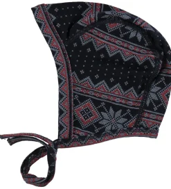 Babyhjelme|Joha Babyhjelm - Uld - Sort m. Stjerner