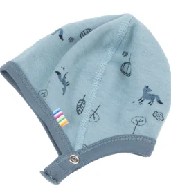 Babyhjelme|Joha Babyhjelm - Uld/Bomuld - Blå