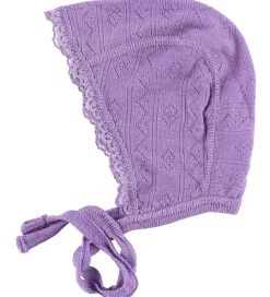 Babyhjelme|Joha Babyhjelm - Uld/Silke - Lilla m. Hulmønster