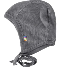 Babyhjelme|Joha Babyhjelm - Uld/Silke - Mørkegrå