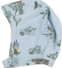 Babyhjelme|Joha Babyhjelm - Viskose/Bambus - Lyseblå m. Frøer