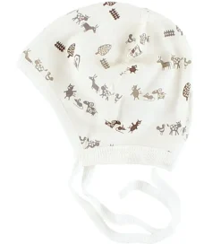 Babyhjelme|Joha Babyhjelm m. ører - Creme m. Dyr