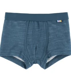 Undertøj|Joha Boxershorts - Uld/Bambus - Dark Denim