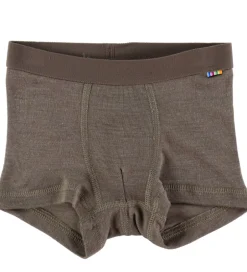 Undertøj|Joha Boxershorts - Uld/Silke - Brun