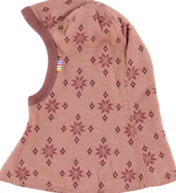 Elefanthuer|Joha Elefanthue - 2-lags - Uld/Bomuld - Rose m. Snefnug