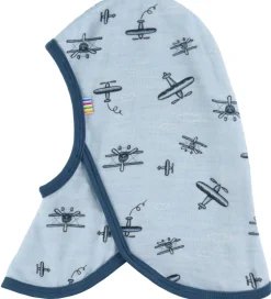 Elefanthuer|Joha Elefanthue - 1-lags - Uld/Bambus - Lyseblå m. Print