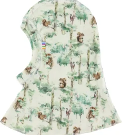 Elefanthuer|Joha Elefanthue - Uld - 1-lags - Off White m. Træer