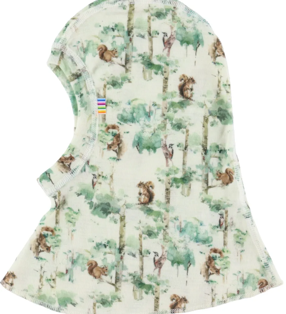 Elefanthuer|Joha Elefanthue - Uld - 1-lags - Off White m. Træer