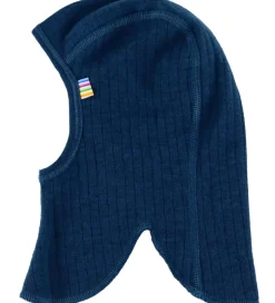 Elefanthuer|Uld|Joha Elefanthue - Uld - Rib - 2-lags - Mørk Turkis