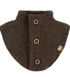 Tørklæder|Unisex-Tøj|Joha Halsedisse - Uld - Brun Meleret