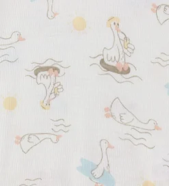 Heldragter|Joha Heldragt - Uld/Silke - Off White m. Print