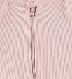 Heldragter|Joha Heldragt m. Fødder - Rib - Støvet Rosa