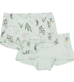 Undertøj|Joha Hipster - 2-pak - Viskose/Bambus - Mynte m. Svane