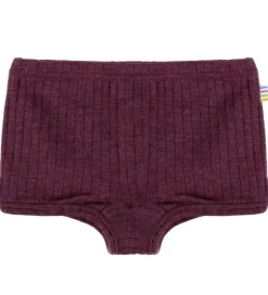 Undertøj|Uld|Joha Hipsters - Uld - Rib - Blomme