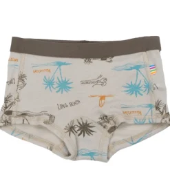 Undertøj|Joha Hipsters - Uld/Silke - Beige m. Print