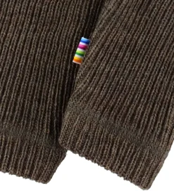 Bukser Og Jeans|Uld|Joha Leggings - Strik - Uld - Brun Meleret