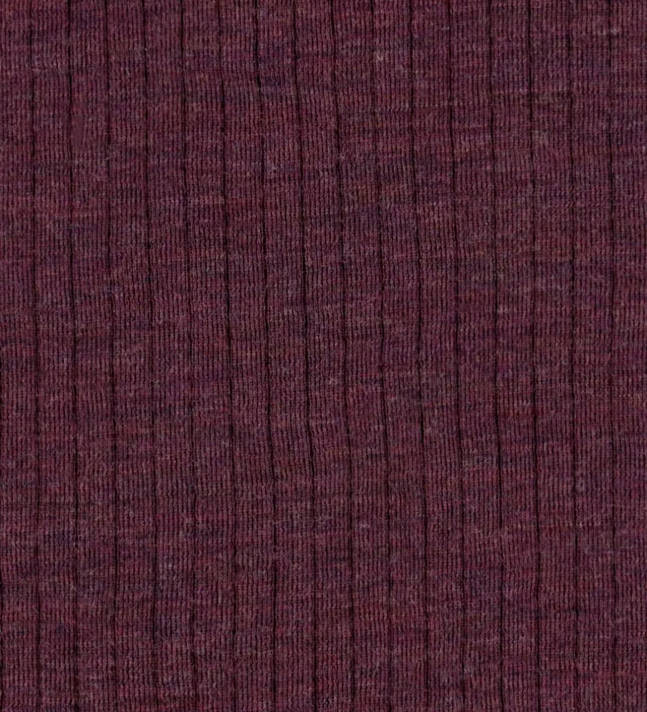 Leggings|Uld|Joha Leggings - Uld - Rib - Blomme