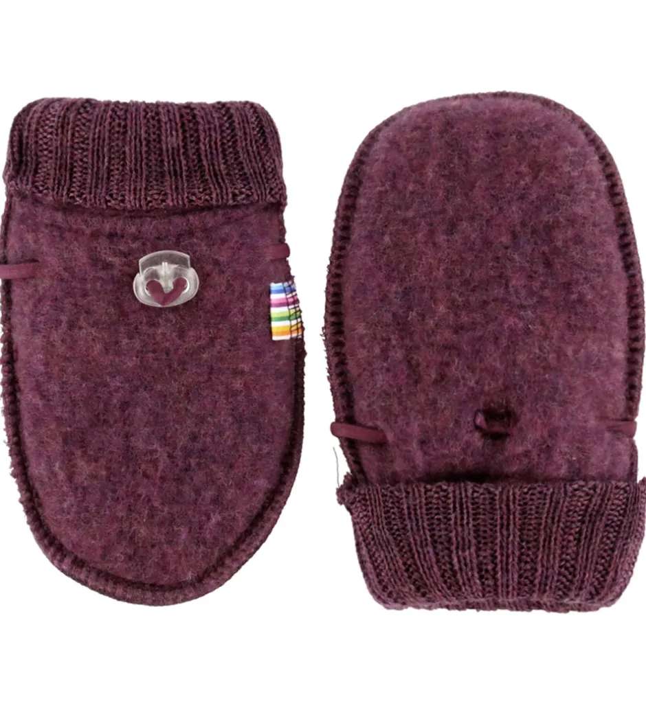 Handsker Og Luffer|Uld|Joha Luffer - Uld - Blomme