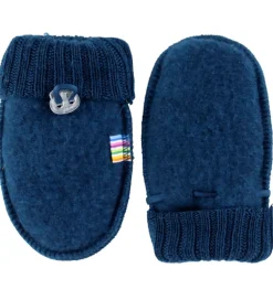 Handsker Og Luffer|Uld|Joha Luffer - Uld - Mørk Turkis