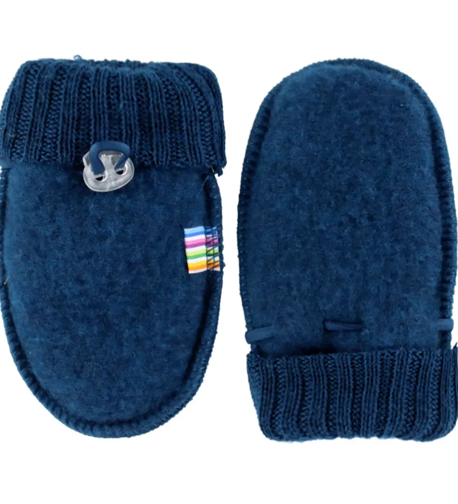 Handsker Og Luffer|Uld|Joha Luffer - Uld - Mørk Turkis