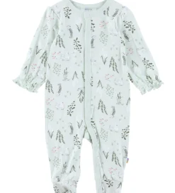Nattøj|Joha Natdragt - Viskose/Bambus - Mynte m. Svane