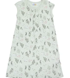 Nattøj|Joha Natkjole - Viskose/Bambus - Mynte m. Svaner