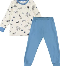 Nattøj|Drengetøj|Joha Nattøj - 2 -delt - Lys Beige