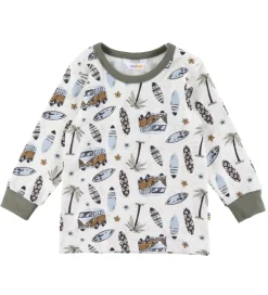 Nattøj|Joha Nattøj - Off White m. Print