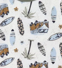 Nattøj|Joha Nattøj - Off White m. Print