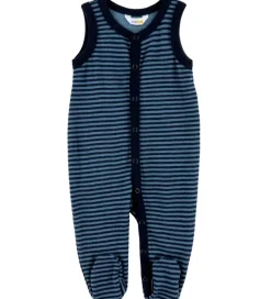 Heldragter|Joha Sparkedragt - Uld - Blå m. Striber