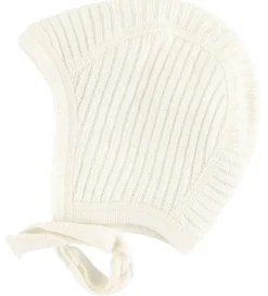 Babyhjelme|Joha Strik Babyhjelm - BabyUld - Råhvid