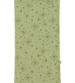 Tørklæder|Halsedisser|Joha Tube - Uld - Lys Olive m. Stjerner