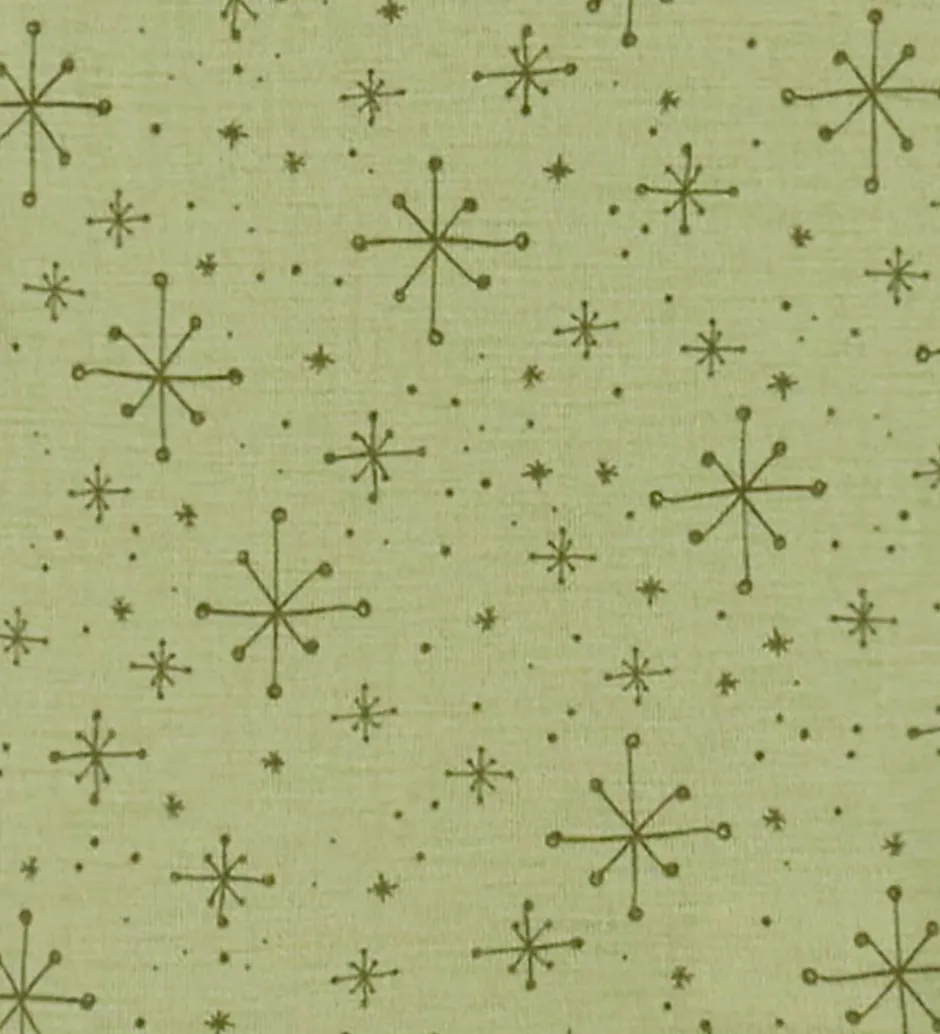 Tørklæder|Halsedisser|Joha Tube - Uld - Lys Olive m. Stjerner