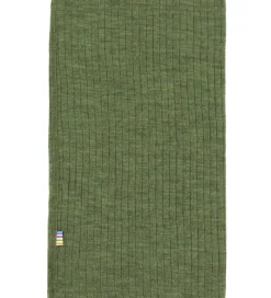 Tørklæder|Halsedisser|Joha Tube - Uld - Rib - Mørk Oliven